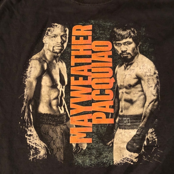Vintage Pacquiao and Fight Blk tee boxing - Picture 2 of 8